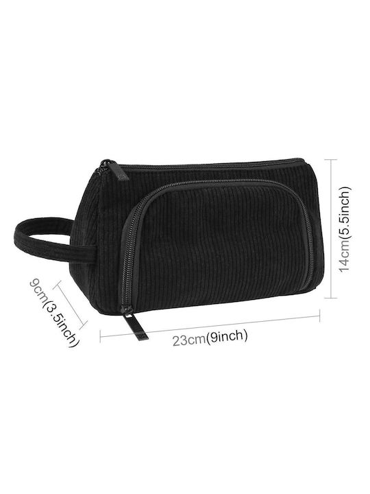 Haweel Toiletry Bag in Black color 21.5cm