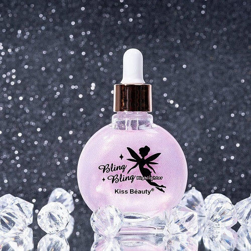 Highlighter lichid Kiss Beauty Bling Bling Bling Highlighter 02 Pink 40 Ml