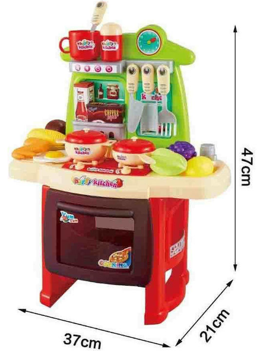 Kinderküche mit Musik, Licht und Küchenutensilien Zita Toys