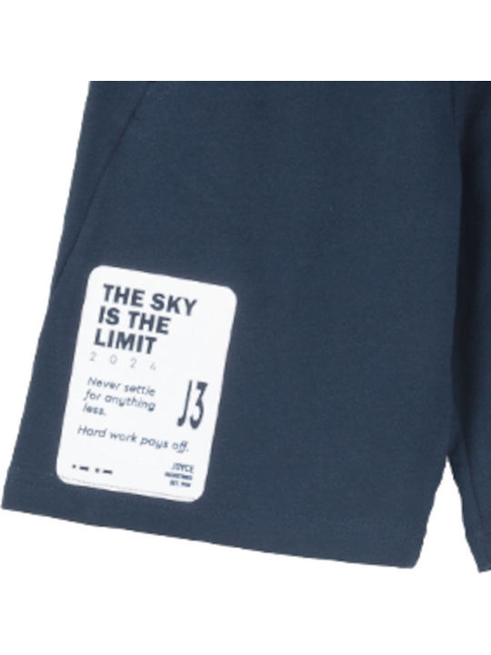 Joyce Παιδικό Σορτς/Βερμούδα Υφασμάτινο Navy Blue