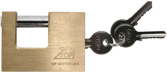 Topmaster Alamă Lăcăt Potcoavă cu cheie 80mm 1buc