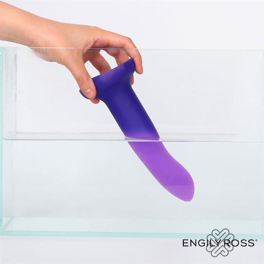 Farbwechselnder Dildo Lila zu Rosa Größe S 14 cm