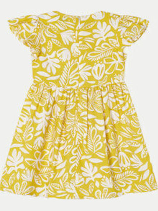 Children's Dress Short Sleeve Yellow