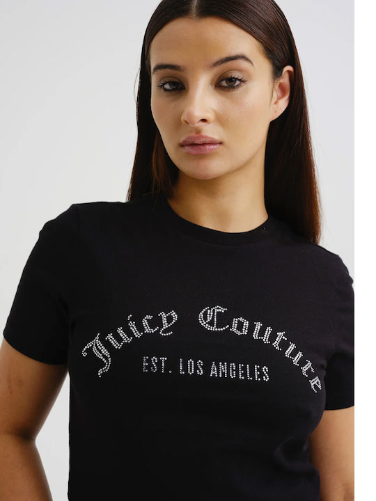 Juicy Couture Γυναικείο T-shirt Μαύρο