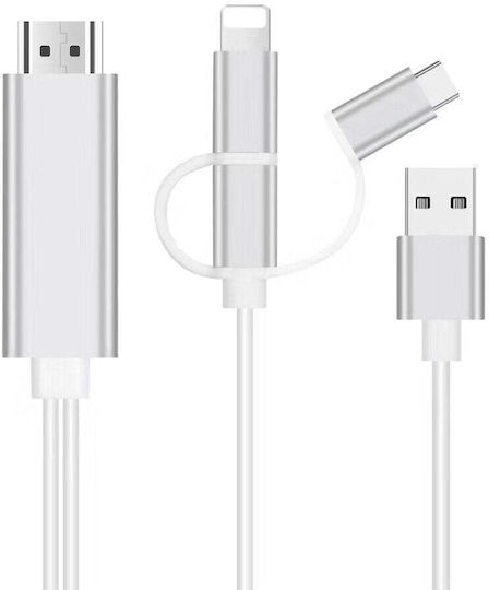Cablu HDMI de sex masculin - MHL 2m Negru