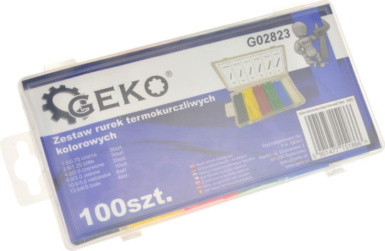 Geko Heat-Shrink Tubing Black G02823