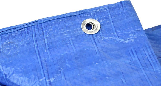Geko Waterproof Tarpaulin 8x4m. Light Blue