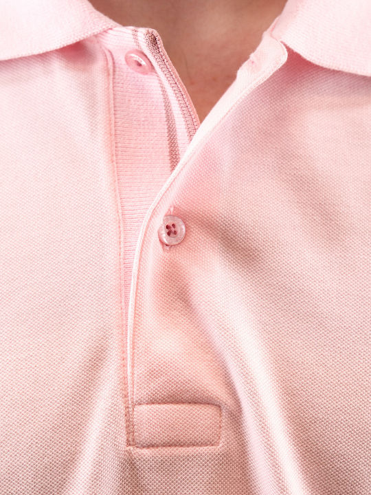 Polo Short Sleeve Pink Blouse