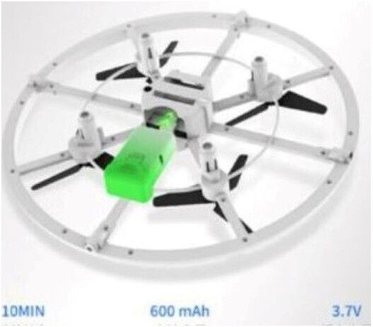 Factory Interaktives Holzspielzeug G5 UFO Drone mit RGB-Lichtern