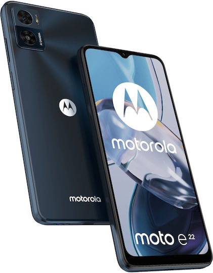 Motorola Moto E22 Dual SIM (4/64GB) Μαύρο