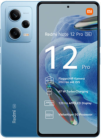 Xiaomi Redmi 12 Pro グラデーション Xiaomi Redmi Note 12 Pro 5G Dual SIM (6/128GB) Albastru Frosted