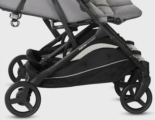 Inglesina Twin Sketch Double Stroller Suitable from 6+ Months Navy 12.5kg