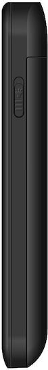 Panasonic KX-TU110 Dual SIM Κινητό με Μεγάλα Κουμπιά Μαύρο