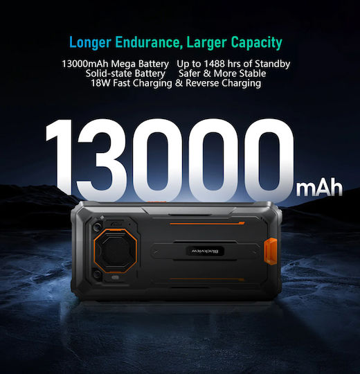 BlackView BV6200 Pro Dual SIM (6/128GB) Ανθεκτικό Smartphone Μαύρο