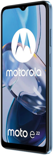 Motorola Moto E22 Dual SIM (4GB/64GB) Crystal Blue