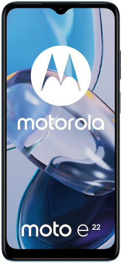 Motorola Moto E22 Dual SIM (4GB/64GB) Crystal Blue