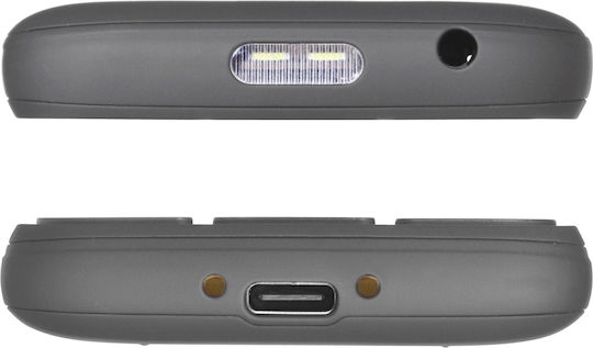 Panasonic KX-TU160 Single SIM Κινητό με Μεγάλα Κουμπιά Γκρι