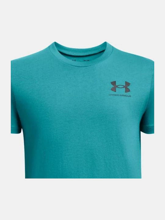 Kids' T-shirt Turquoise Sportstyle