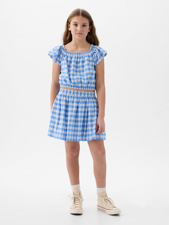 Kinderhemd Kurzarm Blue