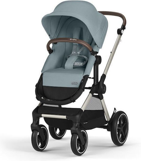 Cybex Lux Ρυθμιζόμενο Καρότσι 2 σε 1 Kατάλληλο για Nεογέννητο Sky Blue