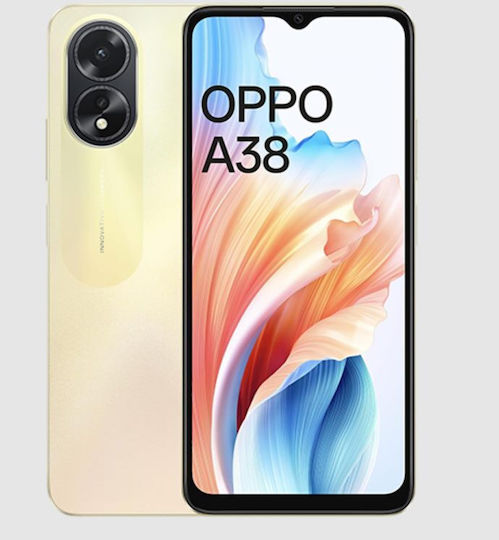 Oppo A38 Dual SIM (4GB/128GB) Glowing Gold