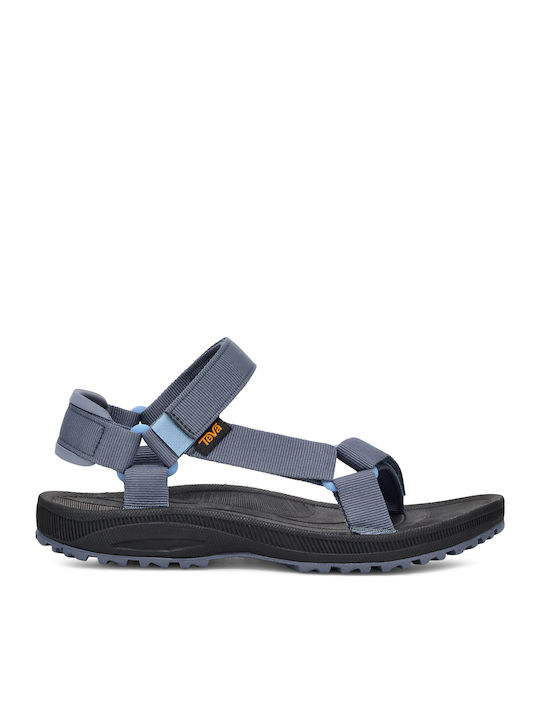 W Winsted Women's Flat Sandals Sporty in Gray Color