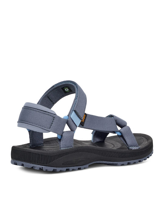 W Winsted Women's Flat Sandals Sporty in Gray Color