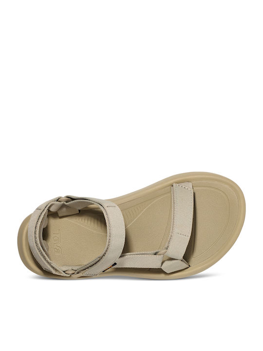 W Hurricane Xlt2 Ampsole Women's Flat Sandals Sporty in Beige Color