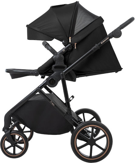 Kikka Boo Thea Adjustable 2 in 1 Baby Stroller Suitable for Newborn Black 2024 10.6kg