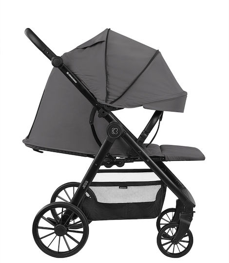 Kikka Boo Jess Baby Stroller Suitable for Newborn Dark Grey 10kg