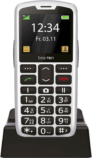 Bea-fon SL260 Dual SIM Mobile with Large Buttons Silver