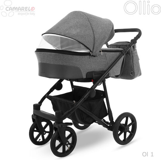 Camarelo OL8 Verstellbar 3 in 1 Baby Kinderwagen Geeignet für Neugeborene Gray