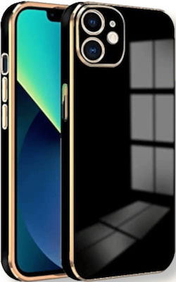 Bodycell Gold Plated Silicone Back Cover Black (iPhone 11)