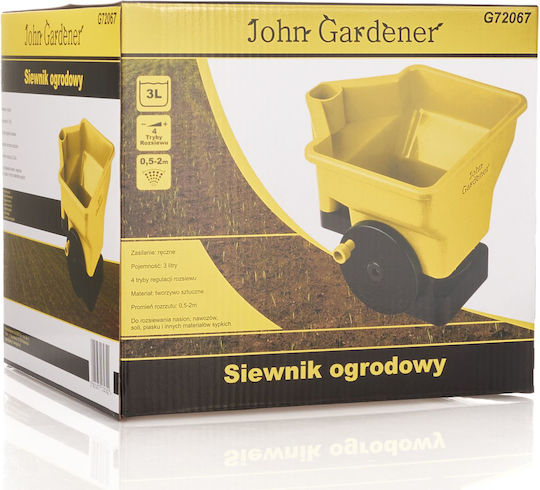 John Gardener G72067 Seed/Fertilizer Distributor with Capacity 3lt