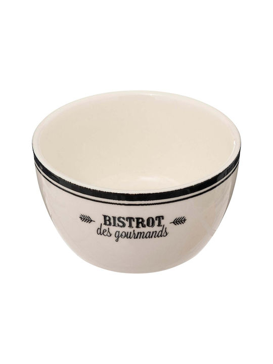 Atmosphera Bistrot Κεραμική Ορντεβιέρα 4 Θέσεων Λευκή Π22xΜ22xΥ6.3cm 5τμχ