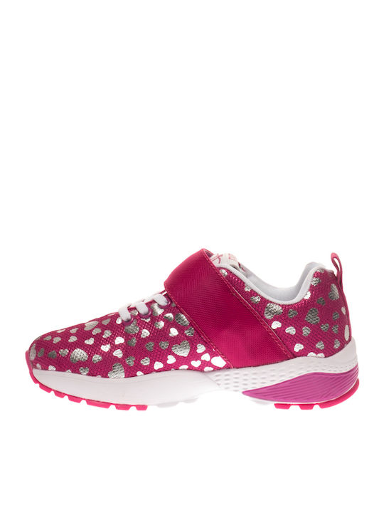 Kinder Sneakers mit Klettverschluss Fuchsie