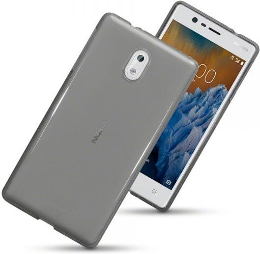 Terrapin Ημιδιάφανη Back Cover Σιλικόνης Μαύρο (Nokia 3)