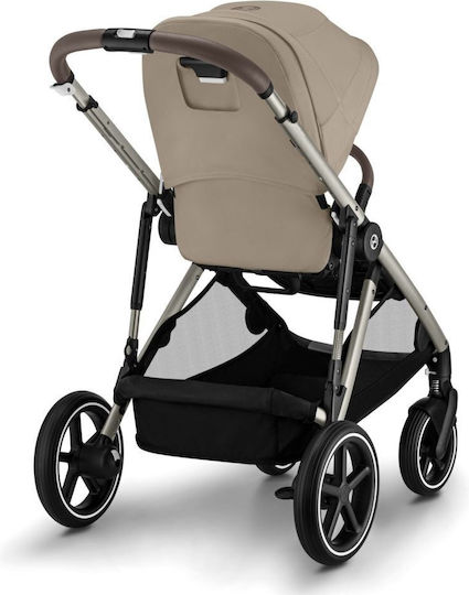 Cybex Gazelle S Baby Stroller Suitable for Newborn Beige Taupe Frame 12.6kg