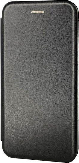 Elegance Book Synthetic Leather / Silicone Black (Galaxy M33)