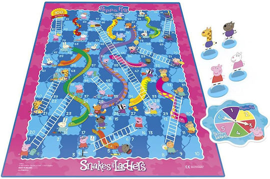 Board Game Snakes & Ladders (pl) for 2-4 Players 3+ Years Old (EN) Hasbro