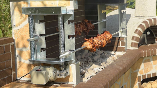 Pyrostia Schneckengetriebe Rotisserie 24x40cm