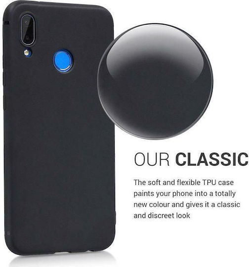 Back Cover Σιλικόνης 1.2mm Μαύρο (Nokia 3.4)