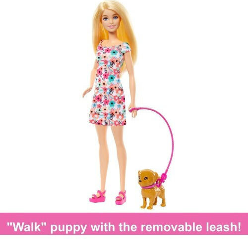 Barbie You Can Be Anything Păpușă Cățeluși și scaun cu rotile pentru animale de companie pentru 3+ ani+ Ani