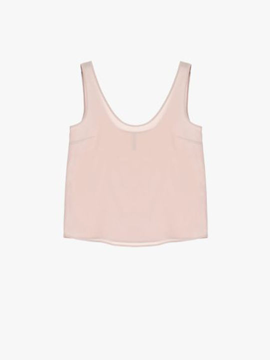 Imperial Women's Blouse Sleeveless Pink Nude