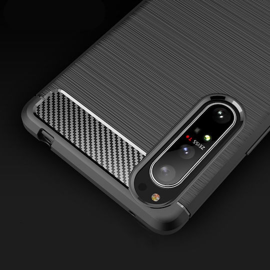 Back Cover Πλαστικό / Σιλικόνης Μαύρο (Xperia 1 II)