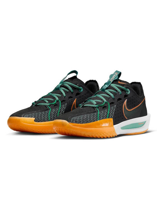 Air Zoom G.T. Cut 3 Low Basketball Shoes Black / Vintage Green / Bicoastal / Malachite