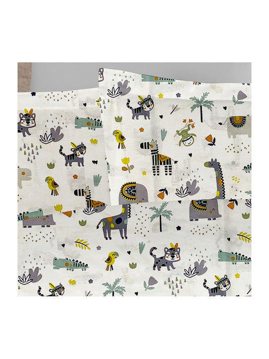 Dimcol Bebe Baby Cotton Pillowcase Multicolour 35x45cm