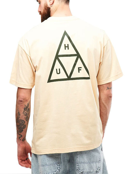 HUF Men's Short Sleeve T-shirt Wheat