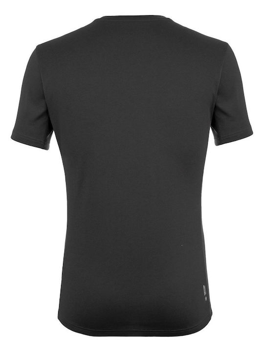 Sporty Graphic Αθλητικό T-shirt Μαύρο