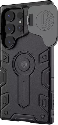 Nillkin Camshield Back Cover Plastic / Silicone Durable Black (Galaxy S24 Ultra)